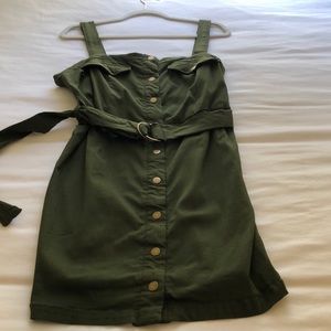 Little green mini dress